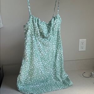 Princess Polly Green Floral Slip Dress